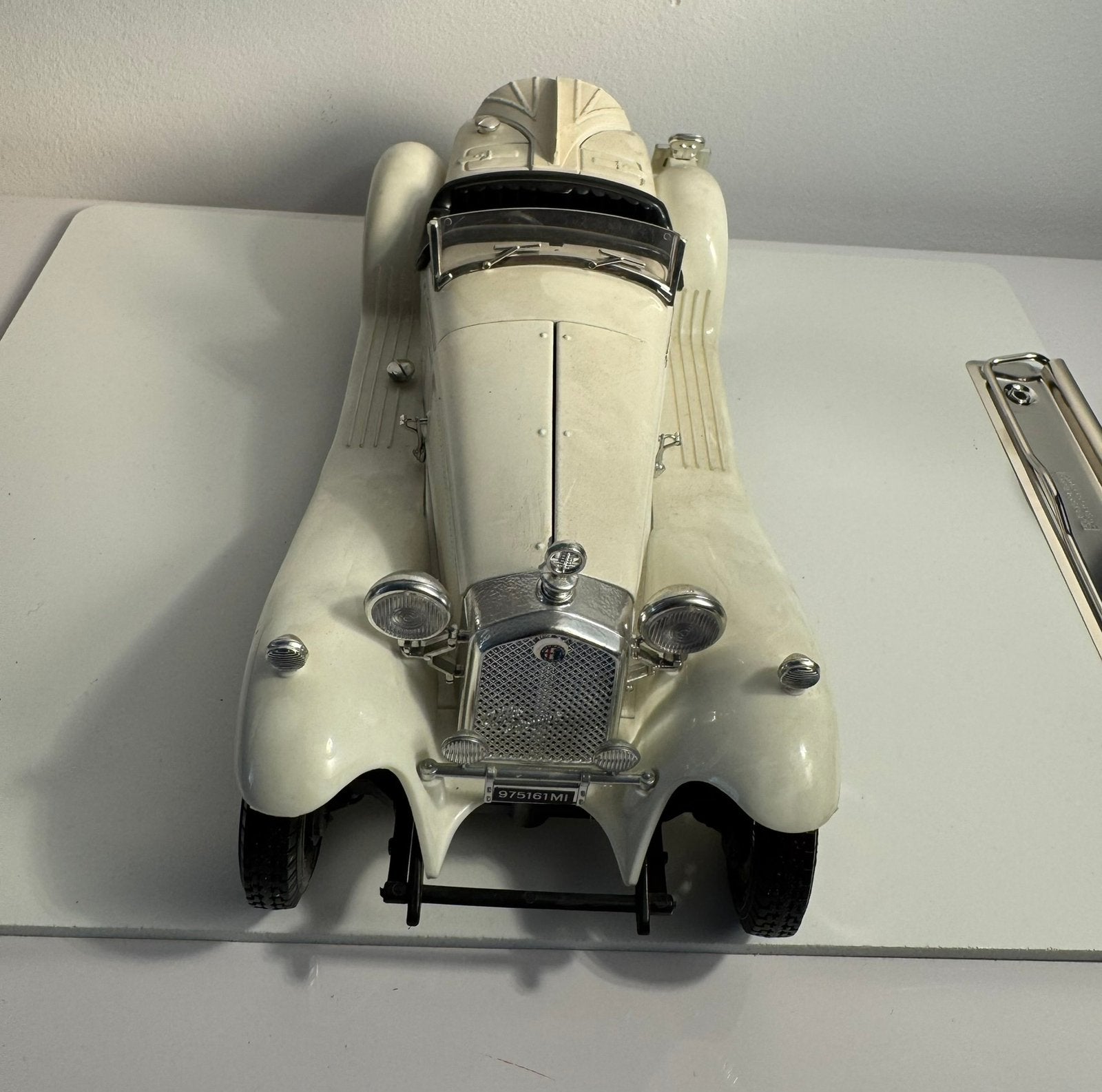 Bburago Alfa Romeo 2300 Spider 1932 1:18 Vintage Diecast, Ophalen of Verzenden, Gebruikt, Auto, Burago