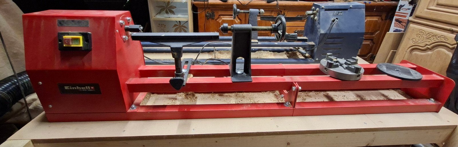 draaibank einhell, Doe-het-zelf en Bouw, Draaibanken, Ophalen, Zo goed als nieuw, Houtdraaibank, 500 tot 1000 mm