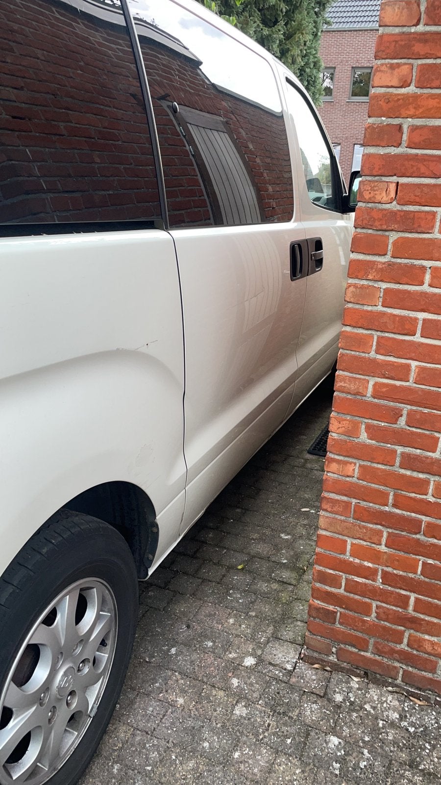 Hyundai  minivan H1  Lichte vracht, Auto's, Stof, Wit, Particulier, Euro 4