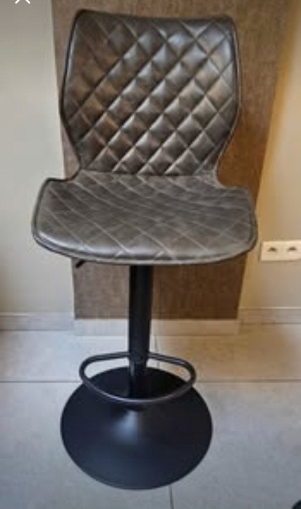 Stoel in hoogte verstelbaar, Maison & Meubles, Chaises, Gris, Comme neuf, Deux, Enlèvement