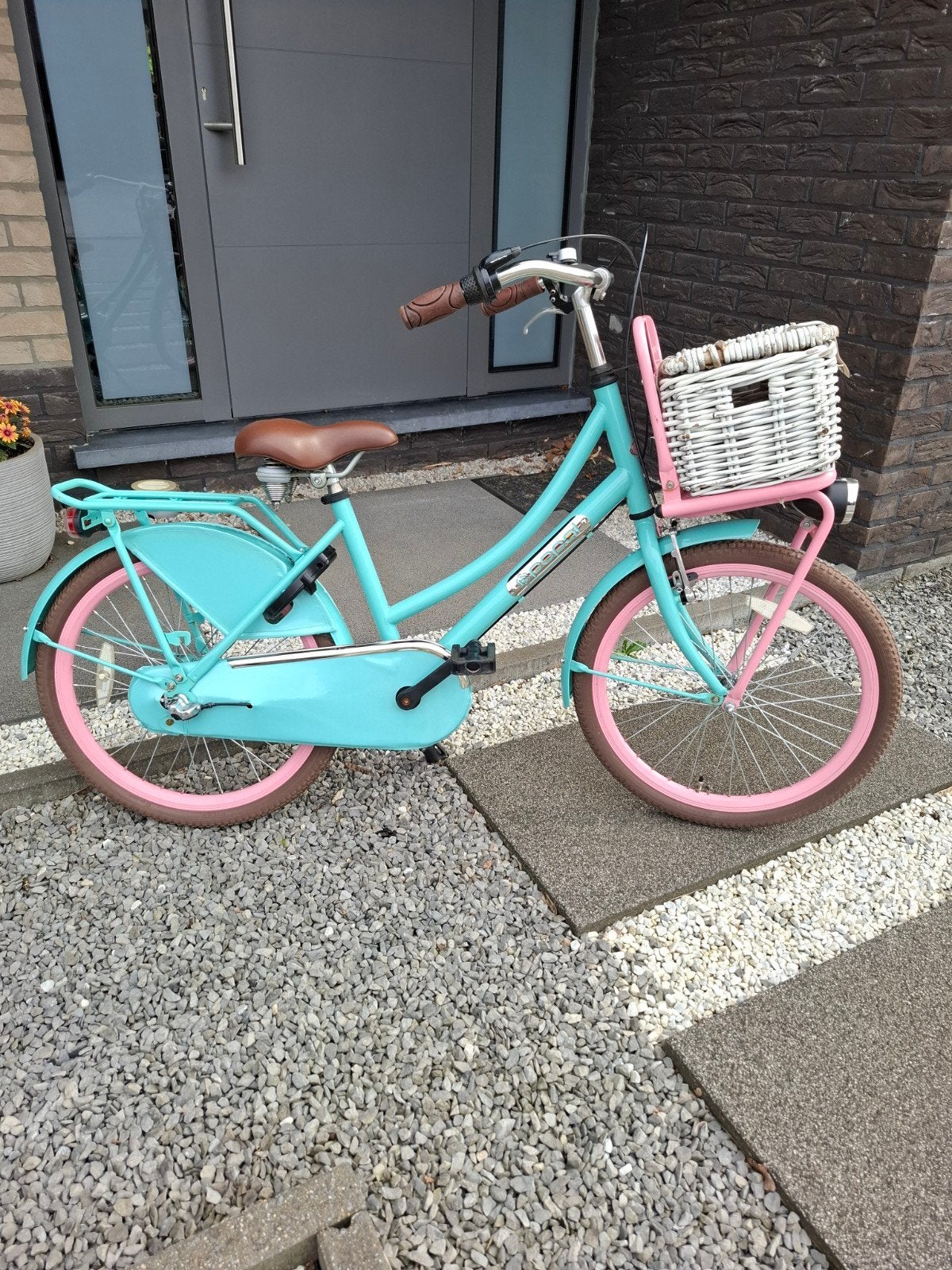 Meisjesfiets 22inch Popal shimano 3 versnellingen, Ophalen, Terugtraprem