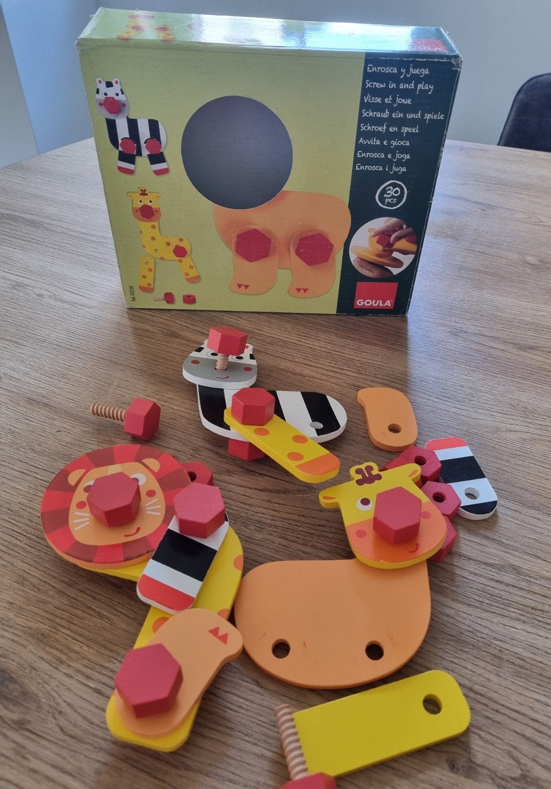 Spel Goula, Ophalen