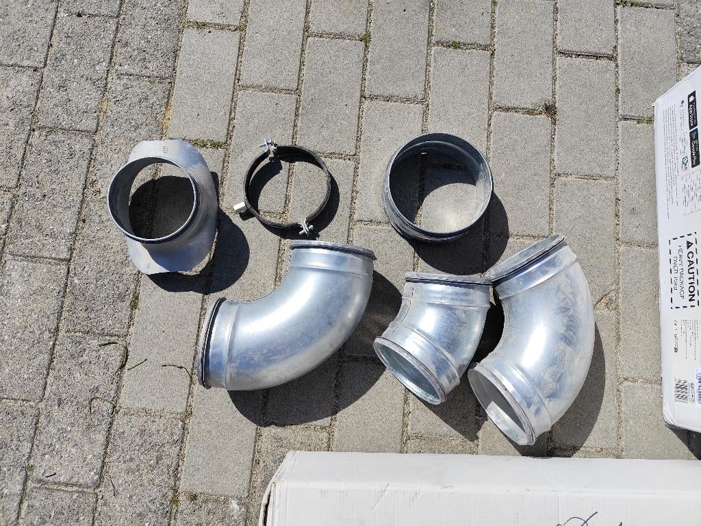 Ventilation manchon, coudes colliers tube, Enlèvement