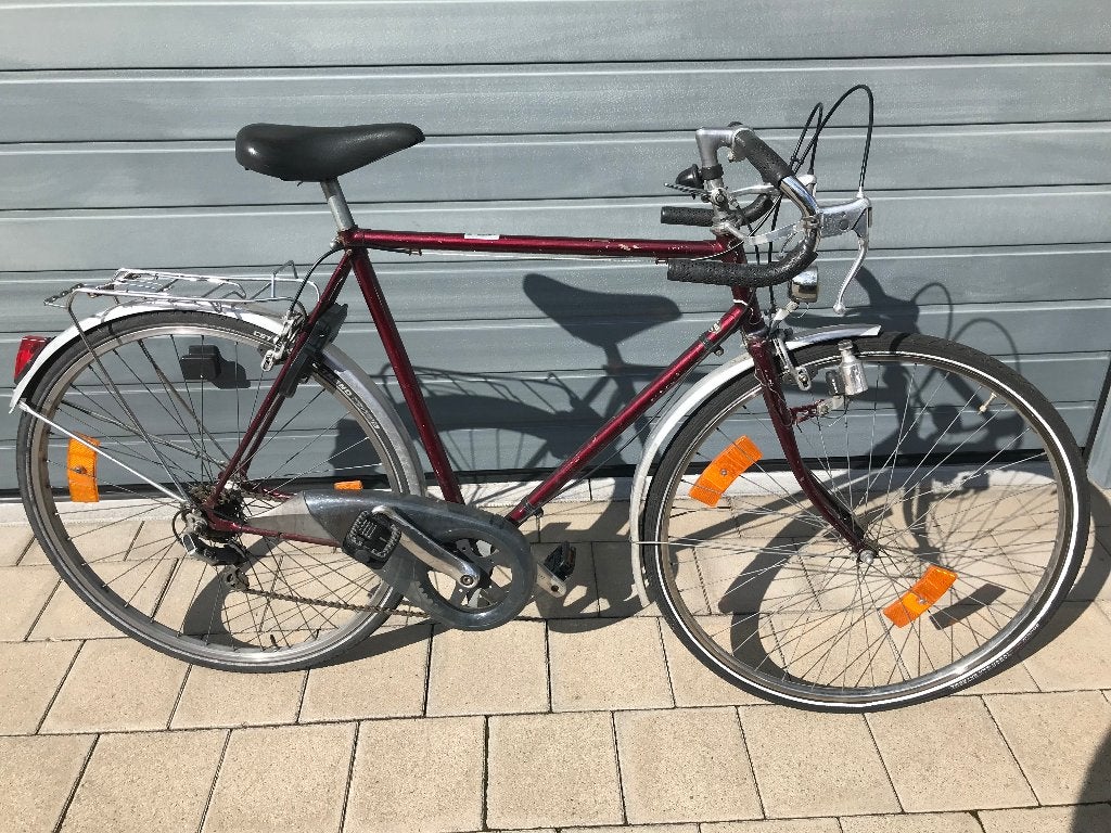 Herenfiets Enik, Fietsen en Brommers, Gebruikt, Velgrem, Versnellingen, 53 tot 57 cm