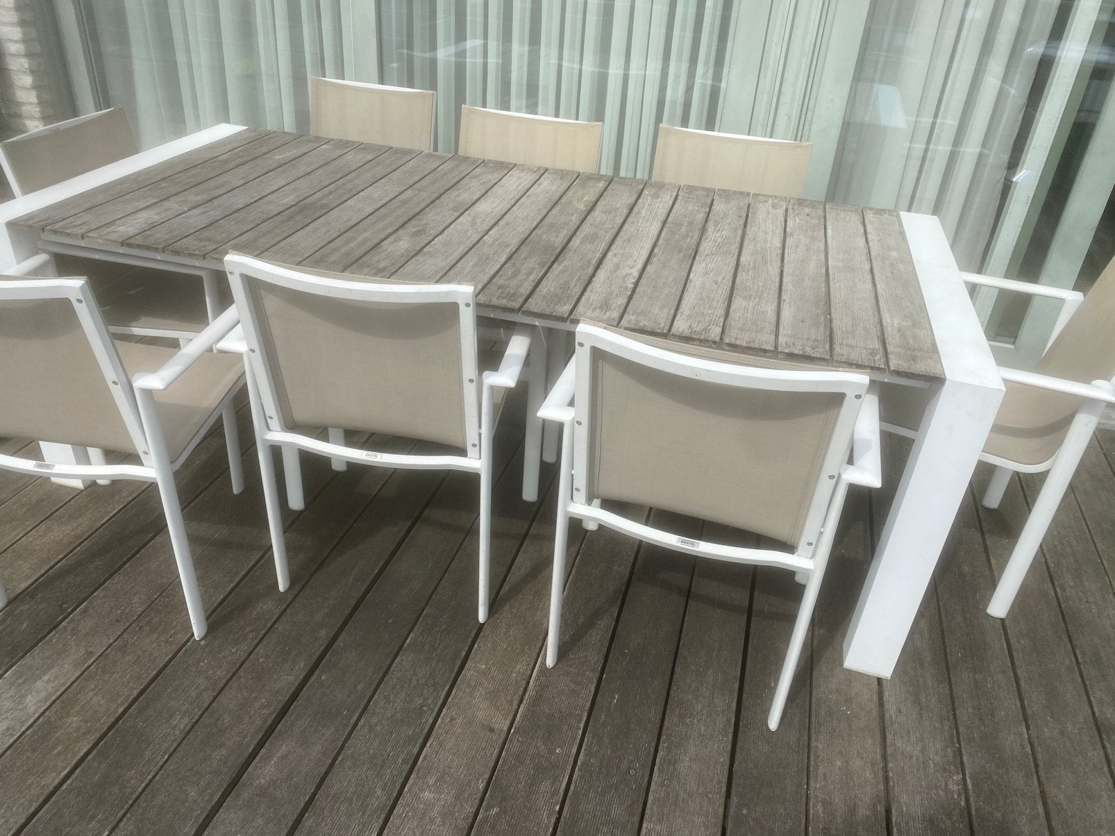 Tables et chaises pour terrasses, Ophalen, Zo goed als nieuw