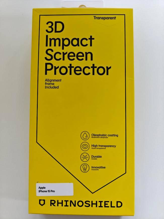 RHINOSHIELD - Impact Protector PRO - iPhone 15 Pro, Télécoms, Téléphonie mobile | Housses, Coques & Façades | Apple iPhone, Enlèvement ou Envoi