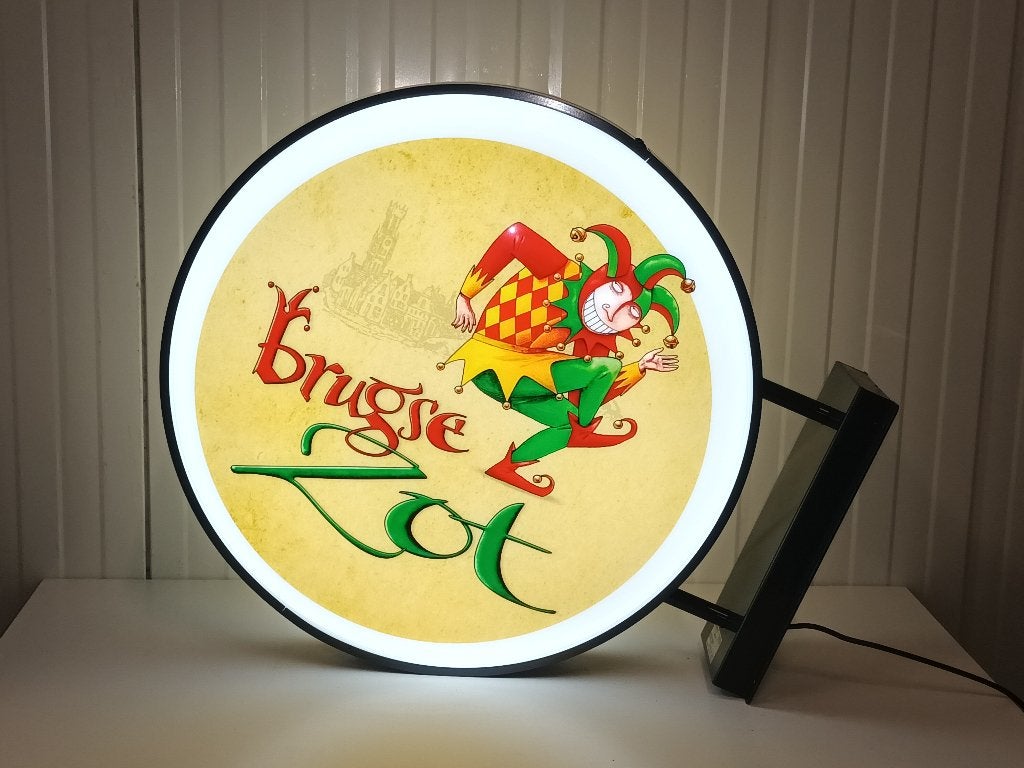 Publicité lumineuse - Brugse Zot, Collections, Enlèvement ou Envoi