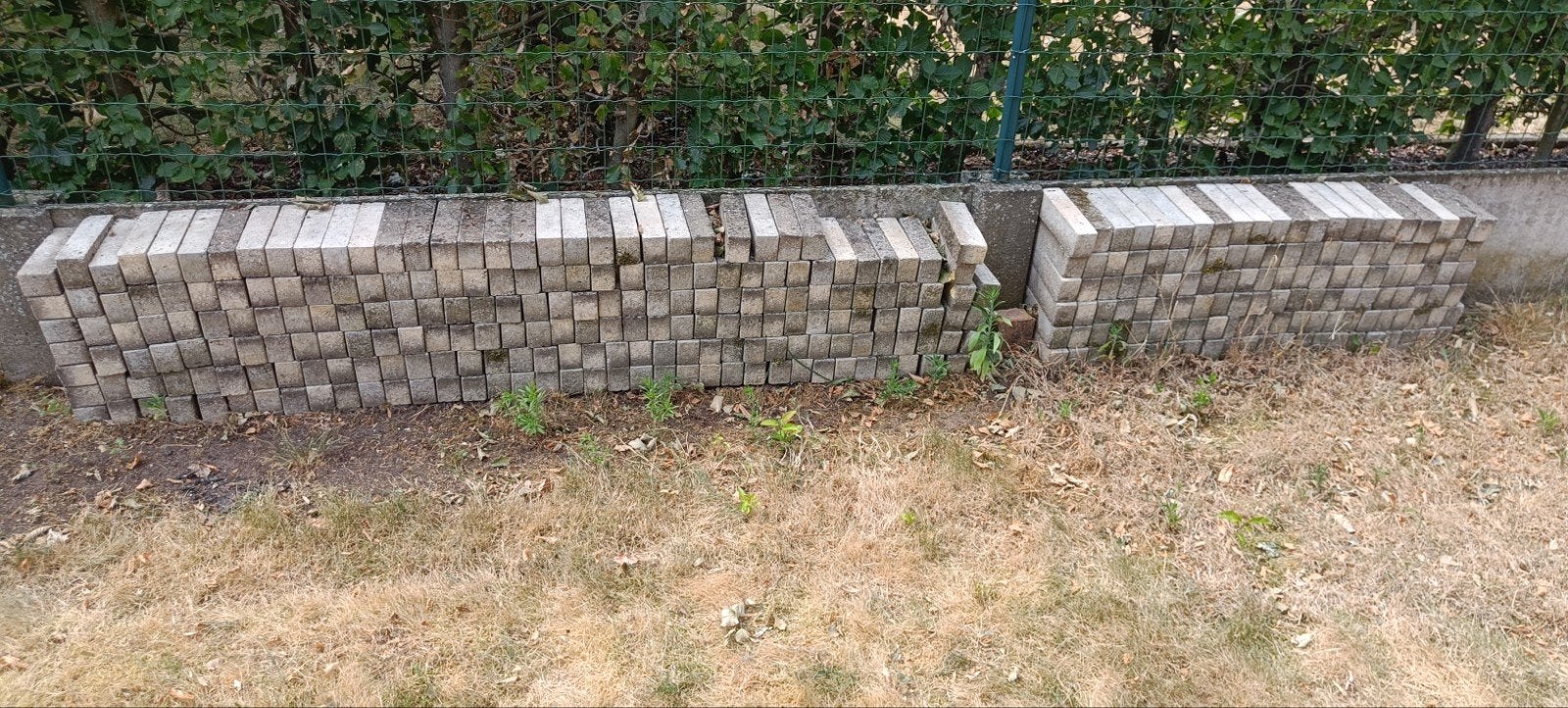 Betonklinkers, Ophalen, Beton