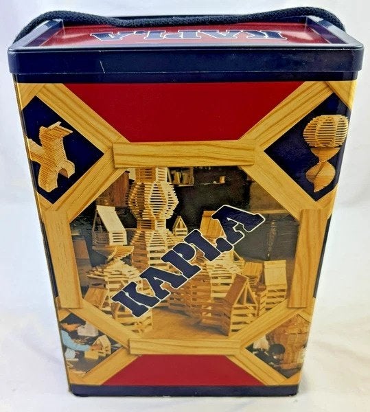 Blocs de construction en bois Kapla 186 pièces dans un coffr, Enfants & Bébés, Jouets | Jouets en bois, Envoi, Comme neuf, Autres types