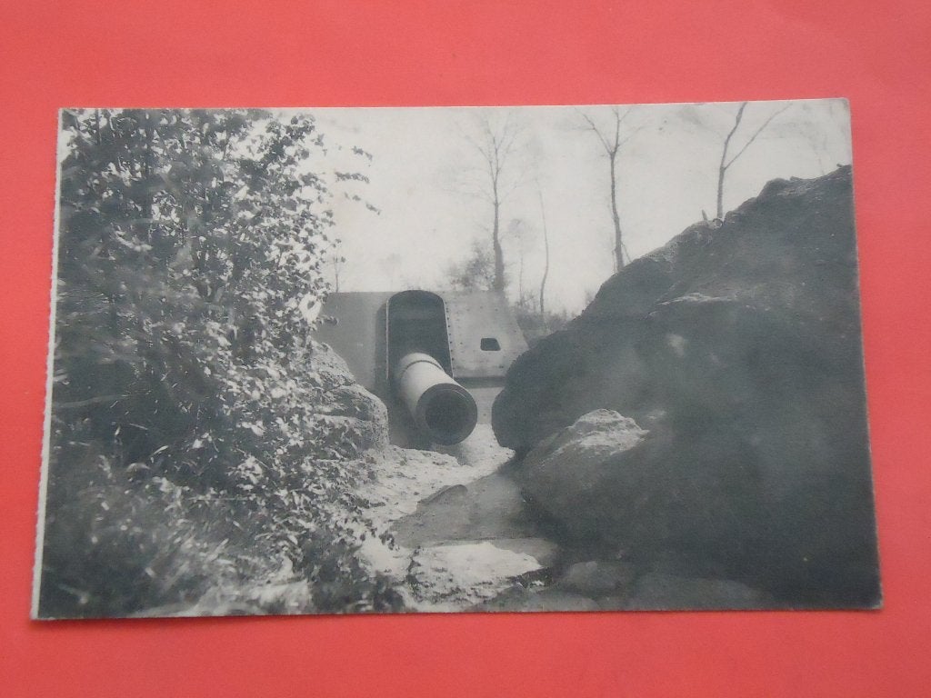Oorlog 1914 - 1918 Het groot kanon van Leugenboom te Moere, Enlèvement ou Envoi, 1920 à 1940, Non affranchie, Flandre Occidentale