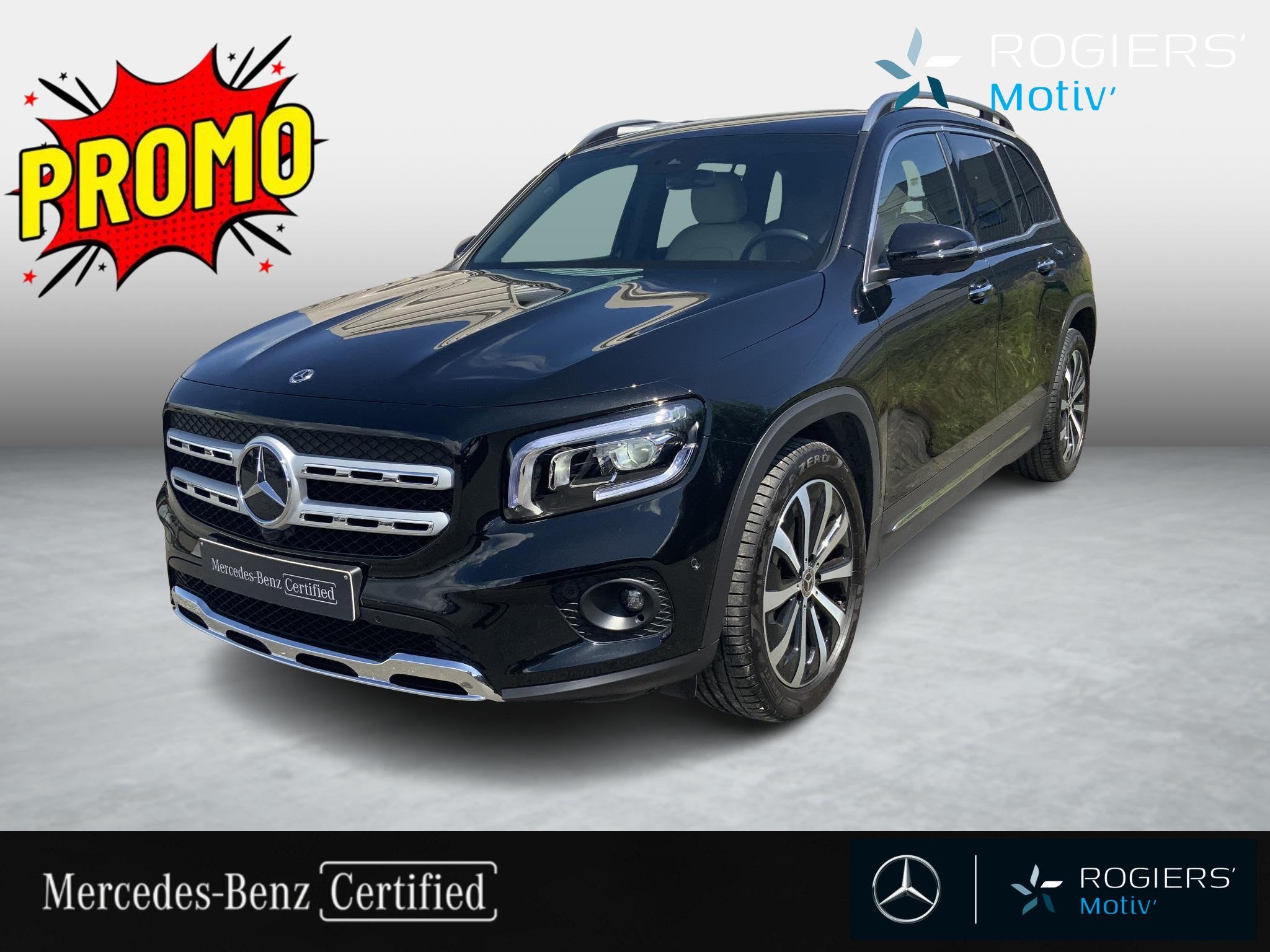 Mercedes-Benz GLB 200 4MATIC Luxury Line, Auto's, Automaat, Stof, 4 cilinders, Zwart