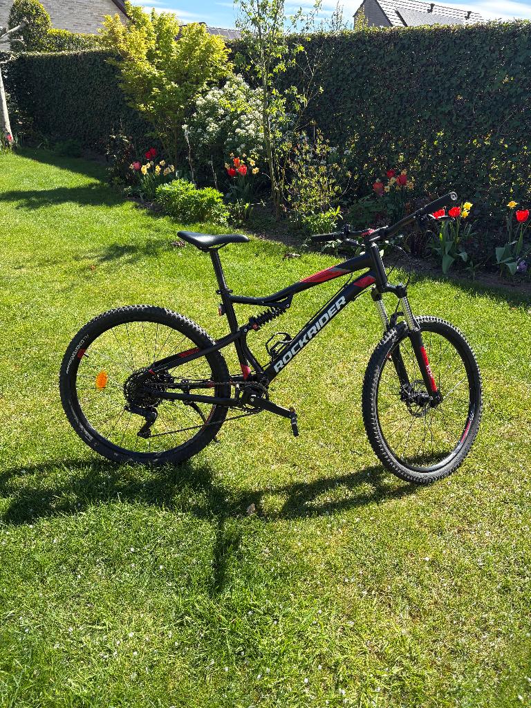 MTB Full Suspension, Enlèvement, Comme neuf, Btwin Decathlon, Vitesses