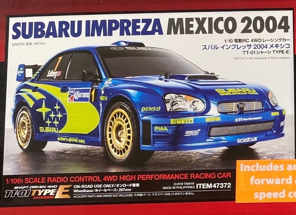 Tamiya subaru impreza wrc, Elektro, Nieuw, Ophalen of Verzenden, Schaal 1:10