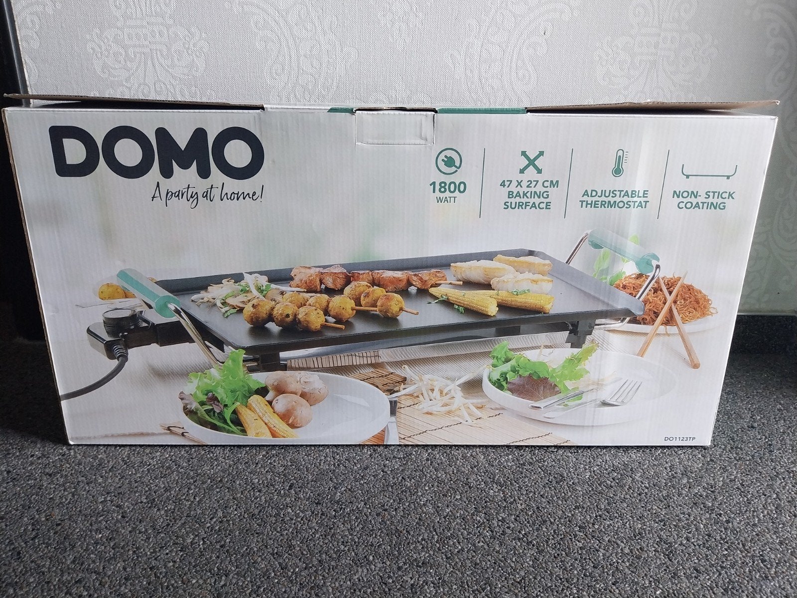 Domo grillplaat, Elektronische apparatuur, Grillplaten, Ophalen, Nieuw, Tafelgrill