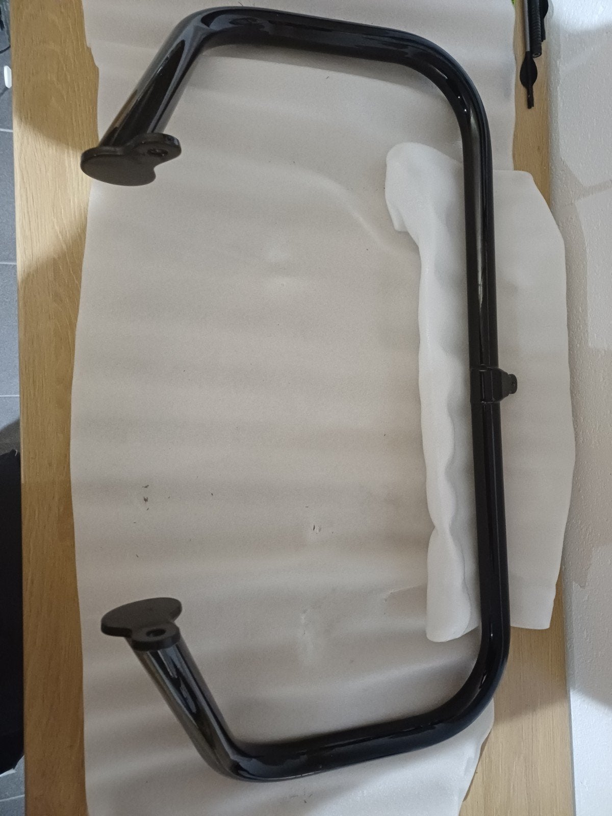 Originele Harley touring Valbeugel / Engine Guard Zwart, Motoren, Ophalen, Gebruikt