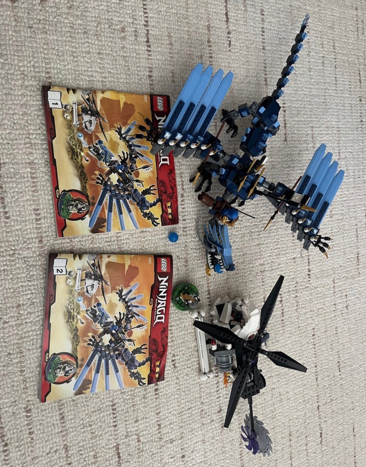 Lego Ninjago Lightning Dragon complet, Collections, Transformers, Enlèvement ou Envoi, Comme neuf