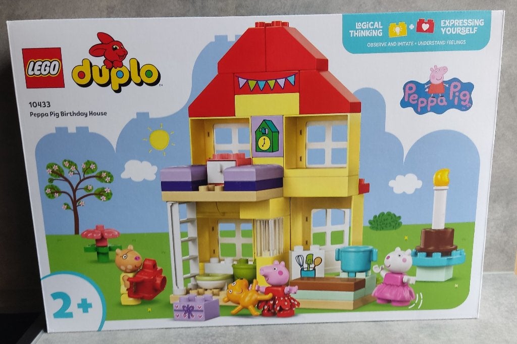 lego duplo 10433 peppa pig verjaardagshuis, Kinderen en Baby's, Ophalen of Verzenden, Nieuw, Complete set, Duplo