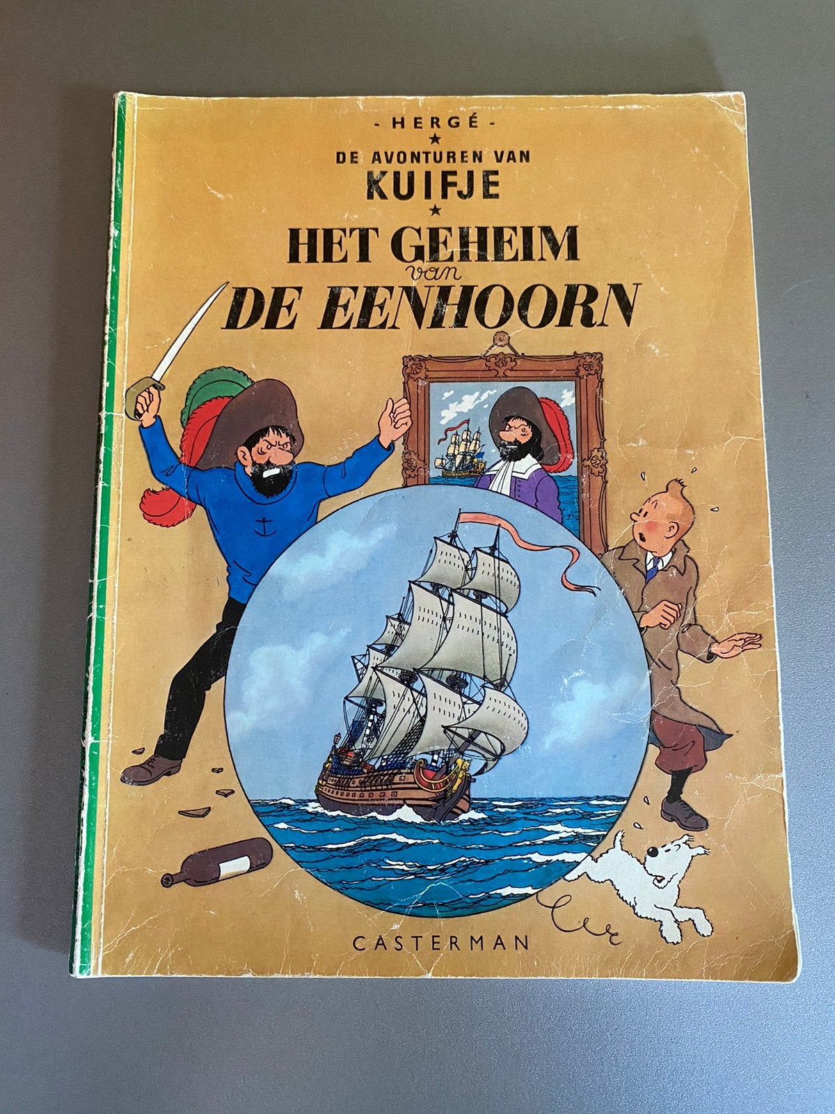 Kuifje - Het Geheim van De Eenhoorn - paperback, Boeken, Eén stripboek, Ophalen, Gelezen