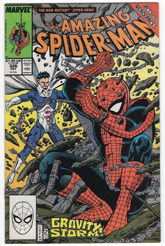 Amazing Spider-Man (Marvel, 1963 1st Series) #326, Boeken, Strips | Comics, Zo goed als nieuw, Ophalen of Verzenden