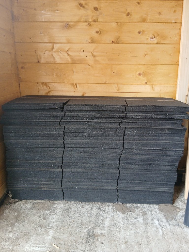 280 nieuwe bitumen dakshingles – 35m² – zwart, Ophalen, Overige materialen, Zwart, Overige typen