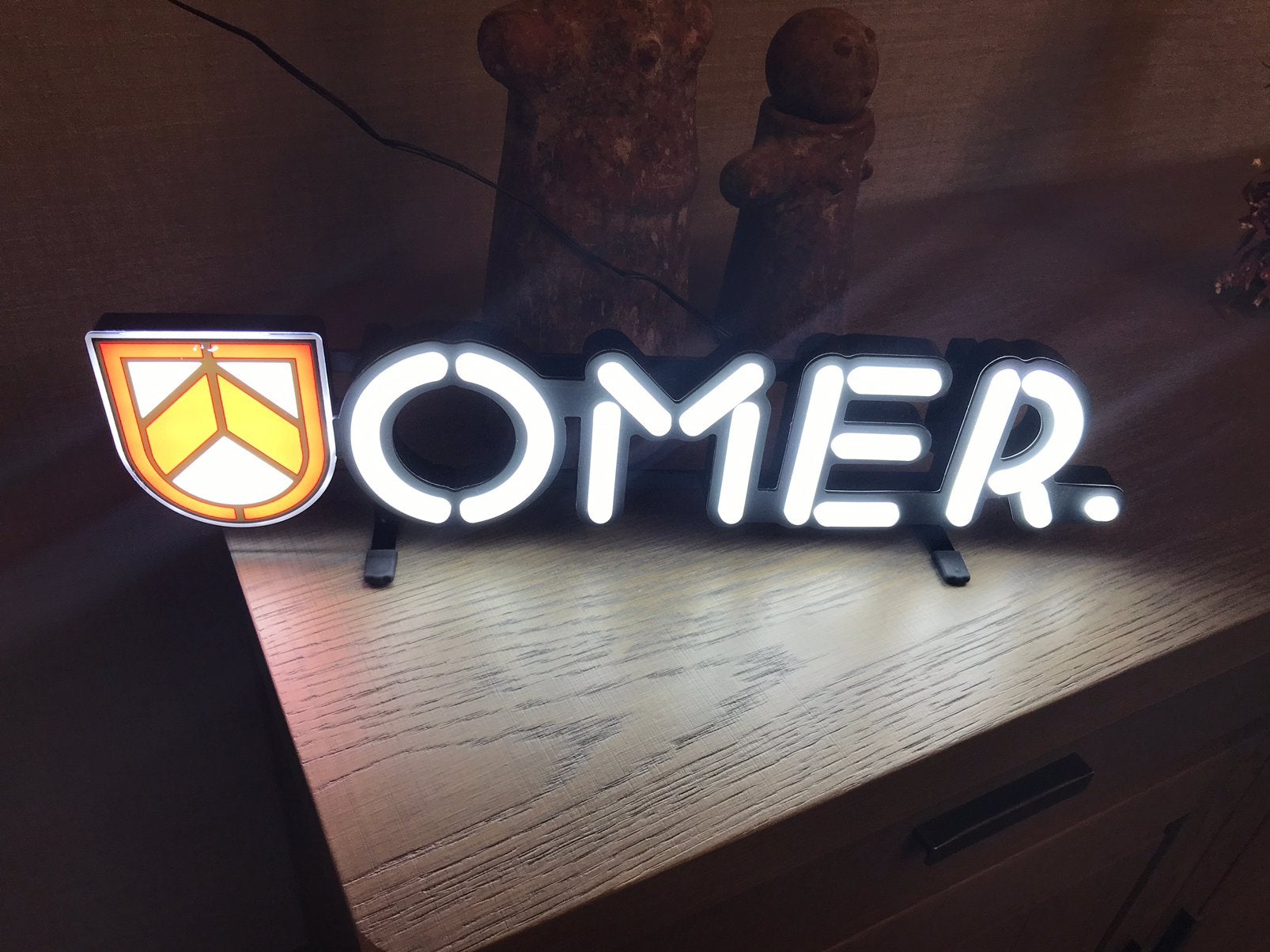 Publicité LED Omer Beer, Enlèvement ou Envoi, Comme neuf, Table lumineuse ou lampe (néon)