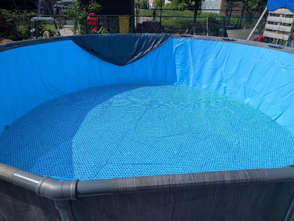 Zwembad, Jardin & Terrasse, Piscines, Neuf, Piscines hors sol, 120 cm ou plus, 400 cm ou plus, 300 cm ou plus, Rond, Enlèvement