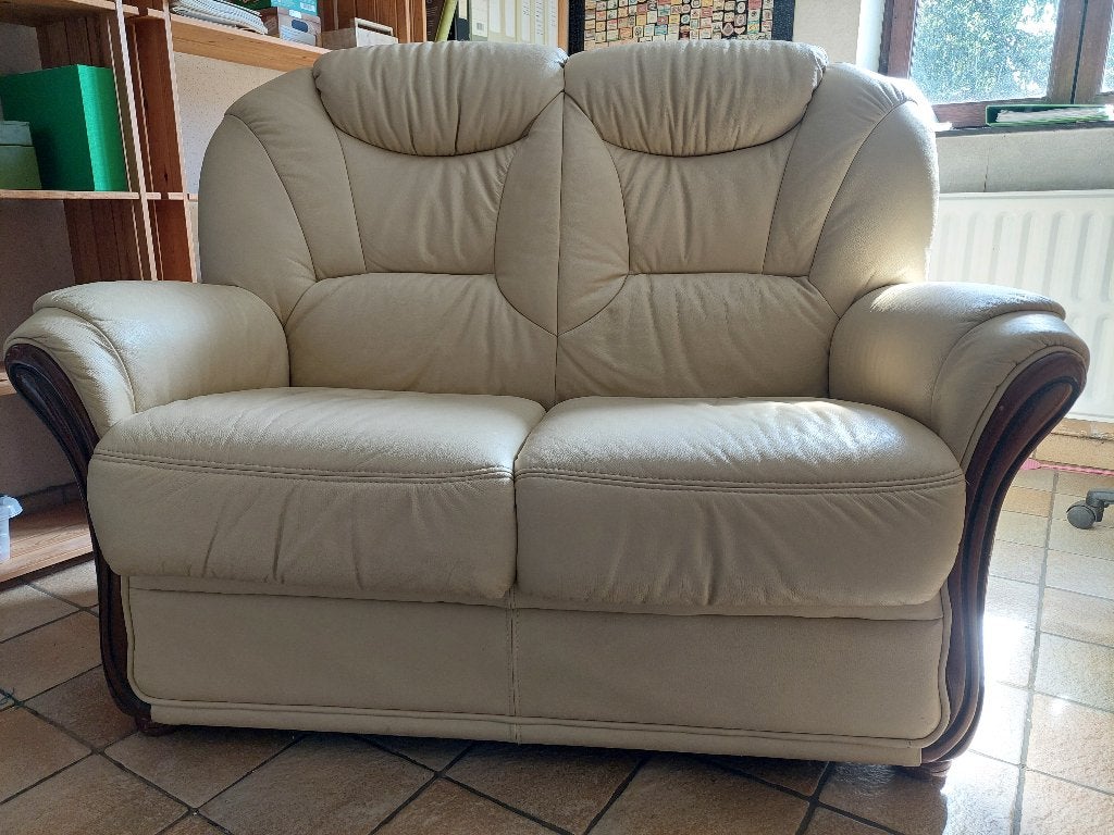 Canapé 2 places, 100 à 125 cm, Style ancien, Moins de 150 cm, Banc droit