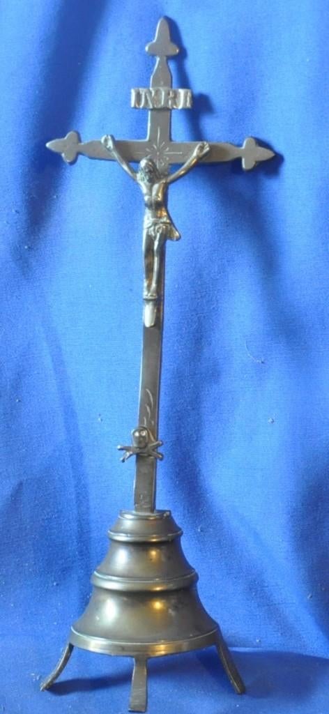 crucifix de huy en laiton (jo090426), Ophalen of Verzenden