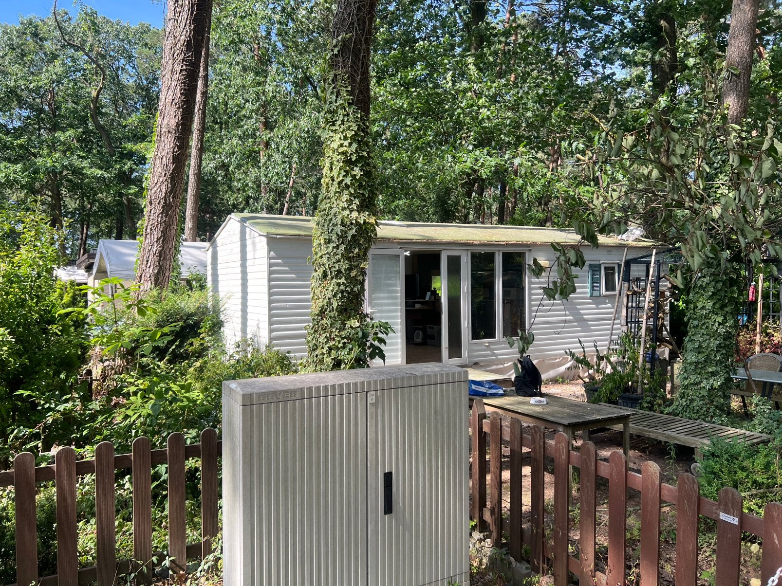 Te koop Stacaravan in Goolderheide, Vacances, Maisons de vacances | Belgique, Limbourg ou Liège, Chalet, Bungalow ou Caravane