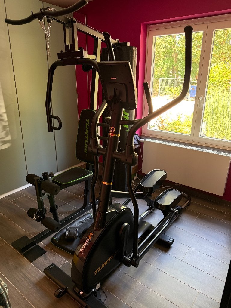 Tunturi crosstrainer Centuri C100-F Limited Edition Goud, Enlèvement, Comme neuf, Bras, Vélo elliptique