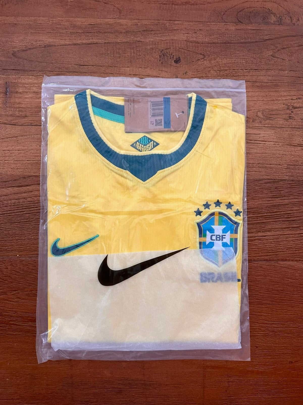 Brazilie 26’ jersey, Sport en Fitness, Voetbal, Maat L, Verzenden, Nieuw, Shirt