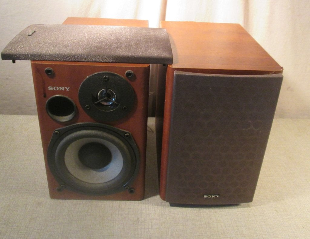 2 Prima Houten Luidsprekers van Sony - 3weg systeem, Audio, Tv en Foto, Luidsprekerboxen, Ophalen of Verzenden, Zo goed als nieuw
