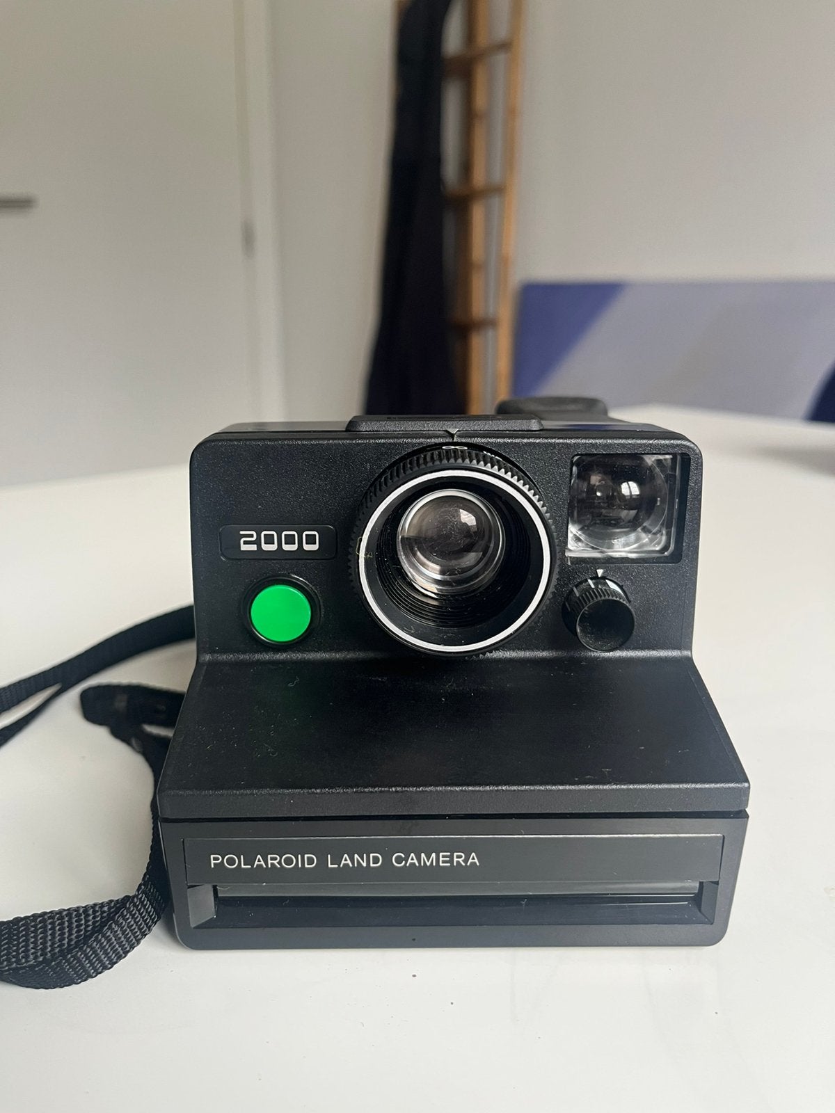 Polaroid Land Camera - Full Black - bouton vert, Ophalen, Zo goed als nieuw, Polaroid