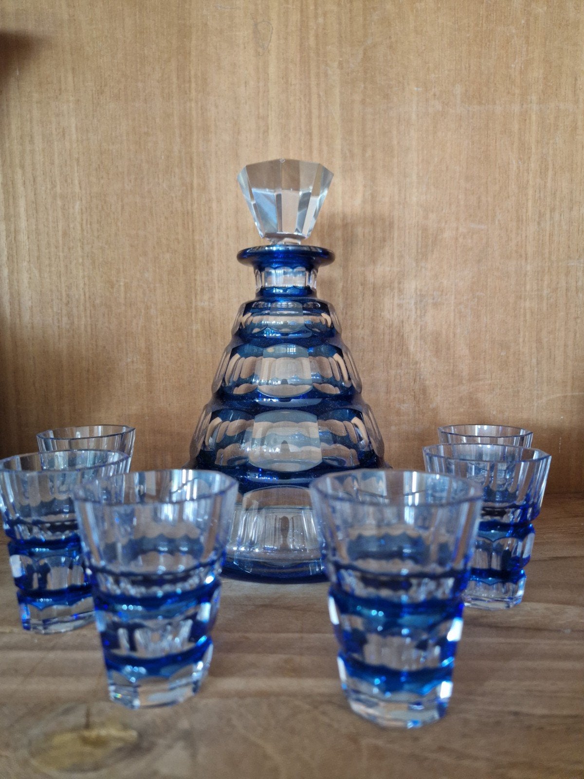 Vsl art deco karaf met glazen, Ophalen of Verzenden