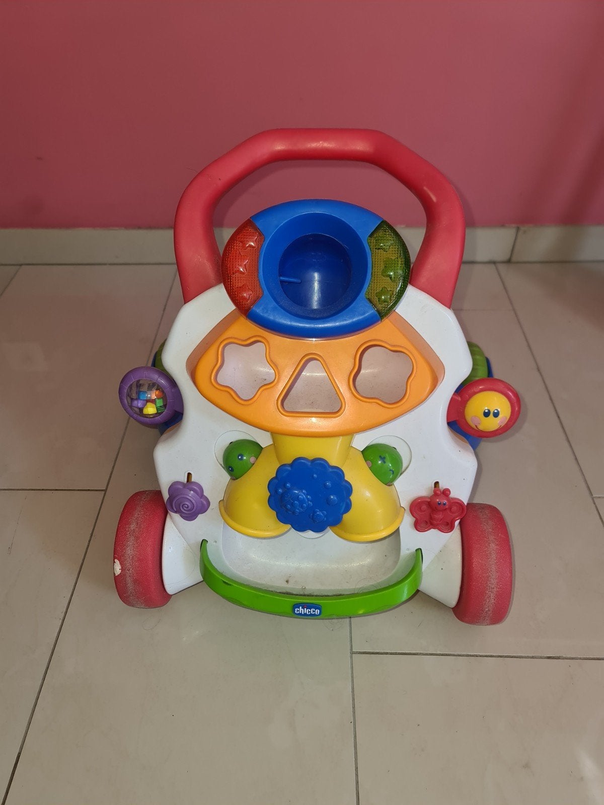 Pousseur pour enfant., Ophalen