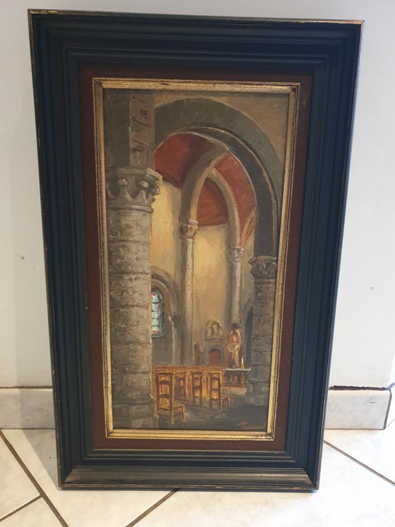Interieurschildering van de kerk, Ophalen