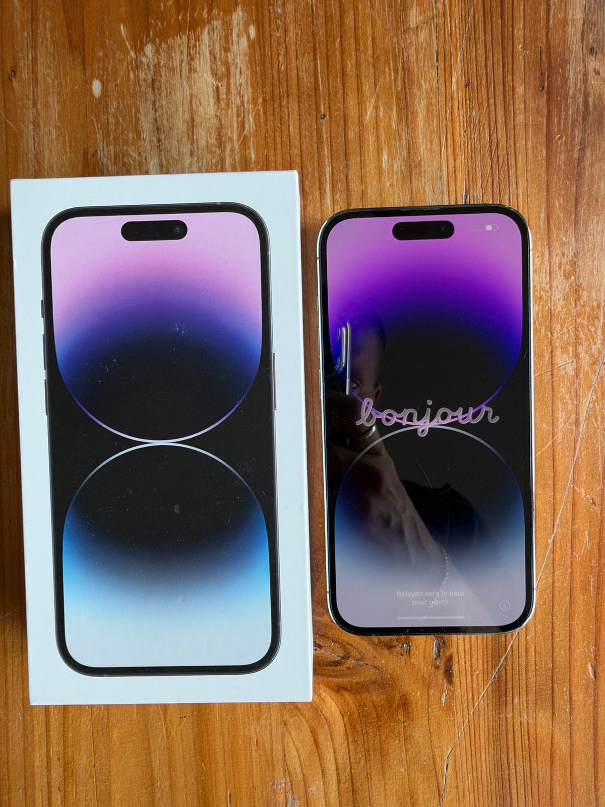Iphone 14 Pro Deep Purple 128GB, Telecommunicatie, Ophalen, Gebruikt, 128 GB, IPhone 14 Pro