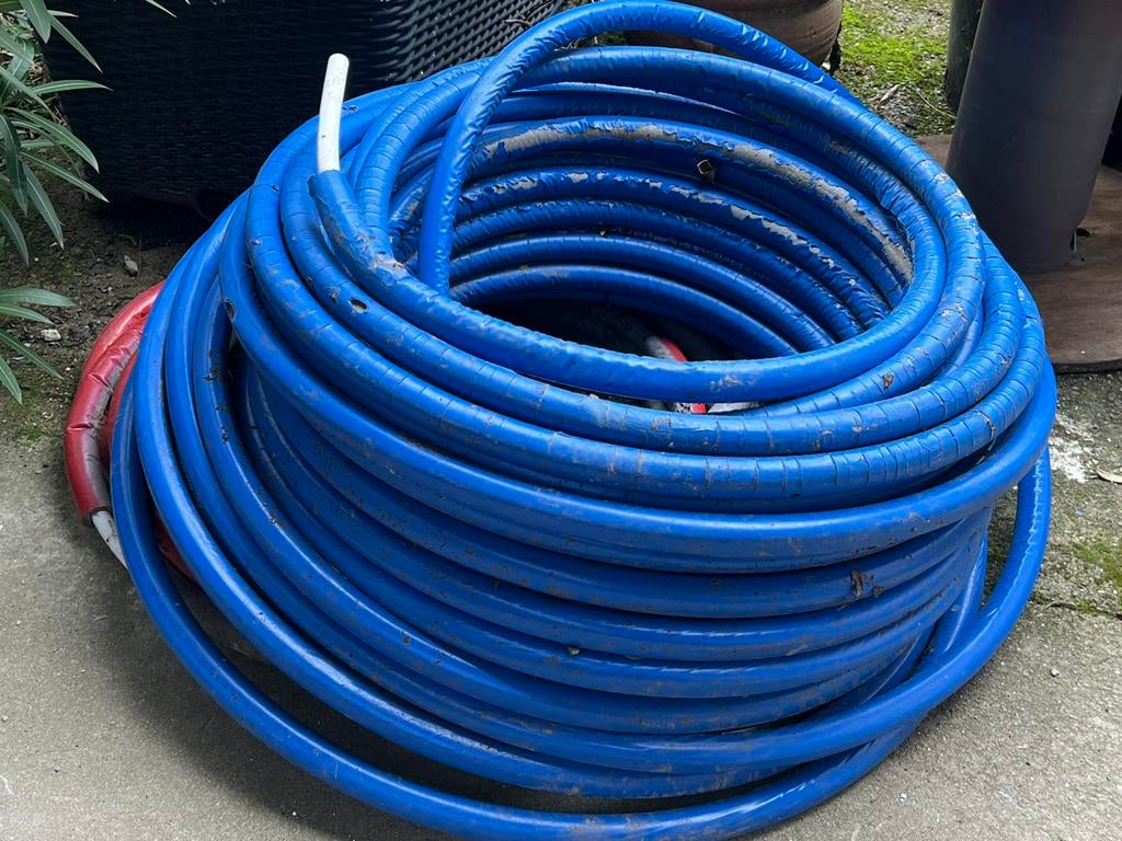 Flexibele kunststof waterleiding (geïsoleerd) Blauw Rood, Doe-het-zelf en Bouw, Ophalen