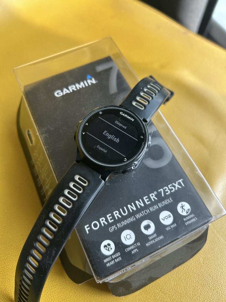Garmin 735XT + Charger, Ophalen of Verzenden, Gebruikt, Garmin, Waterdicht