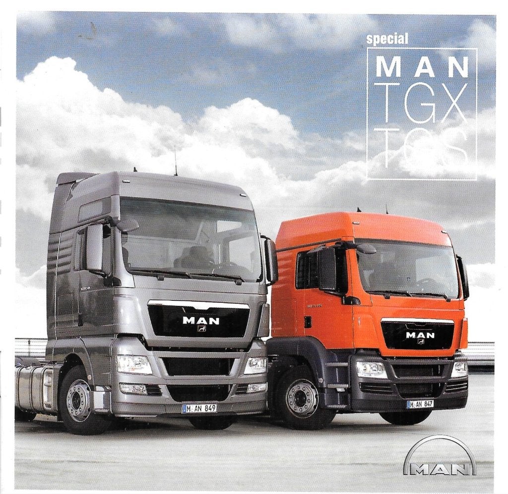 MAN TGX / TGS, Boeken, Auto's | Folders en Tijdschriften, Ophalen of Verzenden, Zo goed als nieuw, Overige merken