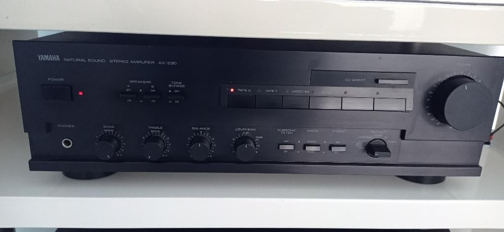 Ampli Hi-Fi stéréo YAMAHA AX-530 2x 85w RMS. Excellent état, Yamaha, 60 à 120 watts, Comme neuf, Enlèvement