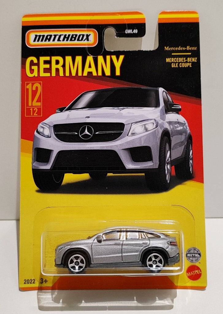 Matchbox 2015 Mercedes-Benz GLE Coupe Germany Series (2022), Ophalen of Verzenden