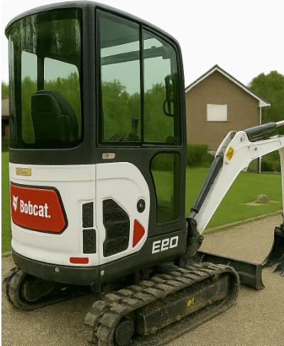 Mini-pelle Bobcat E20 Z – Très bon état – Peu d’heures, Enlèvement, Excavatrice