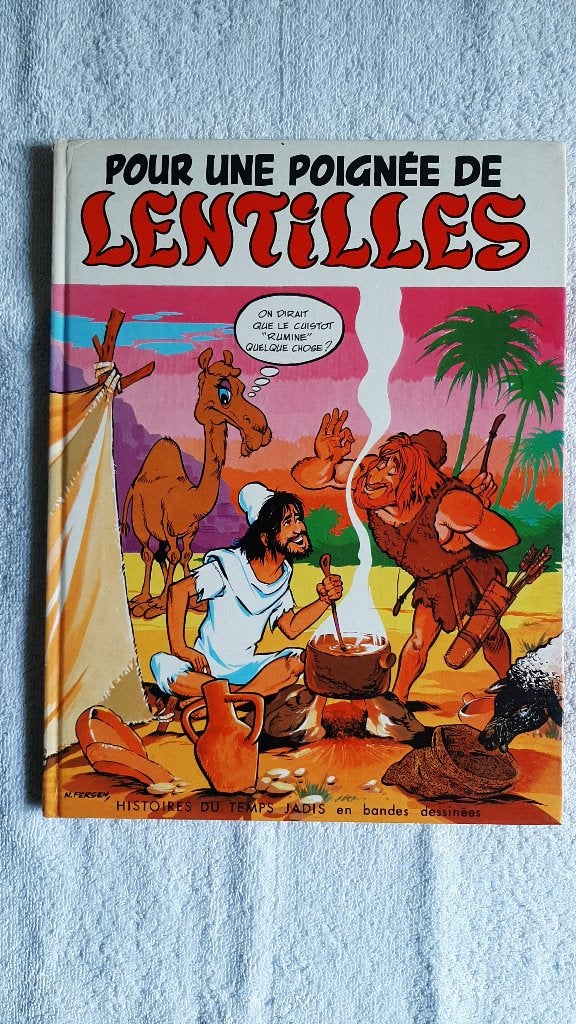 BD Pour une poignée de lentilles - EO 1975 - Norbert Fersen, Livres, Une BD, Enlèvement ou Envoi, Utilisé