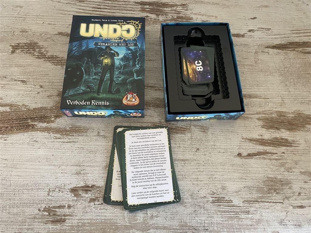 Undo verander het lot gezelschapsspel [s2024], Hobby en Vrije tijd, Verzenden, Zo goed als nieuw