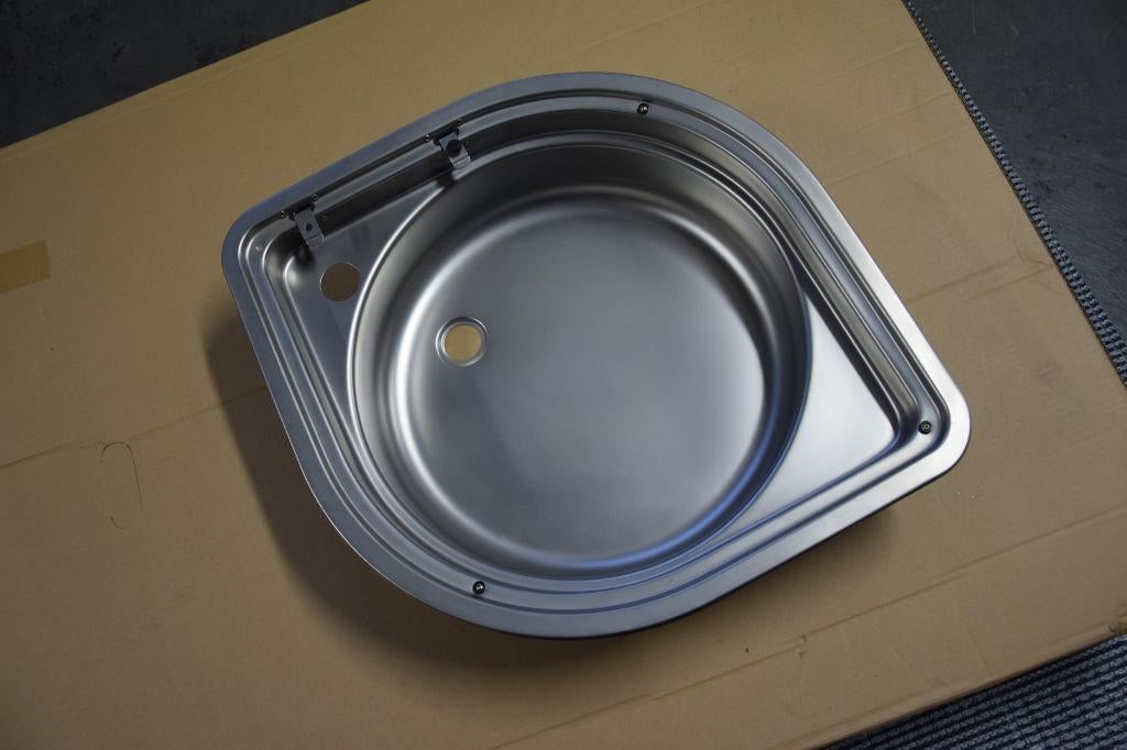 Nieuwe INOX afwasbak 50x66 cm lang te koop, Ophalen, Nieuw