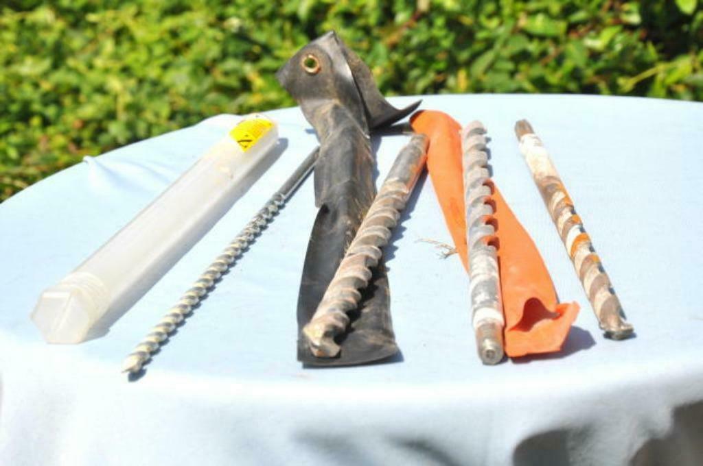 § lot 4 meches a beton lg 40cm de 10/15/20mm, Enlèvement ou Envoi, Utilisé, Outillage ou Accessoires