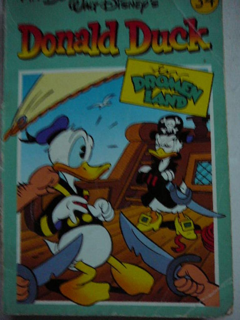 Donald Duck in dromenland 34 Walt Disney's, Verzamelen, Ophalen of Verzenden, Donald Duck, Gebruikt, Overige typen