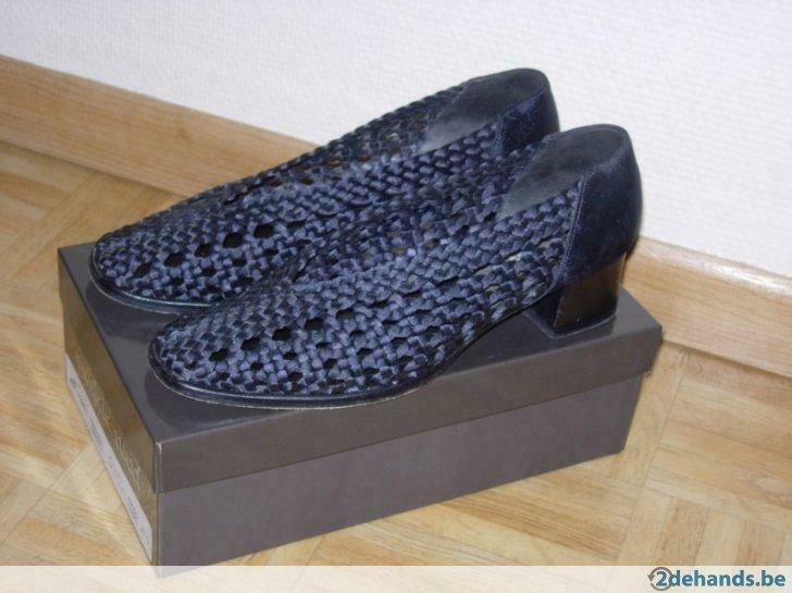 Elegante donkerblauwe damesschoen maat 37,5, Enlèvement, Porté, Autres types