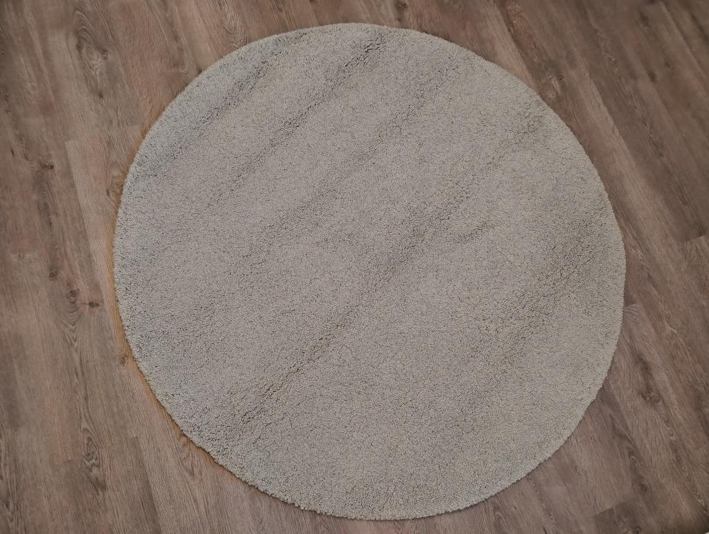 Ikea rond tapijt 130 cm, Huis en Inrichting, Stoffering | Tapijten en Vloerkleden, Ophalen, Gebruikt, Rond, Groen